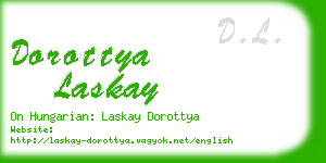 dorottya laskay business card